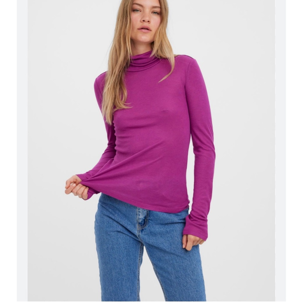 Baia Turtleneck LongSleeve Top Size Medium